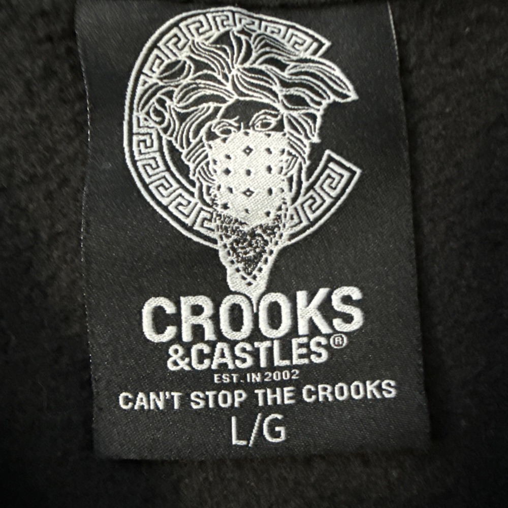 Crooks and Castles Pullover Sweatshirt Mens Large Crew‎ Neck Jumper Long Sleeve - Picture 3 of 10